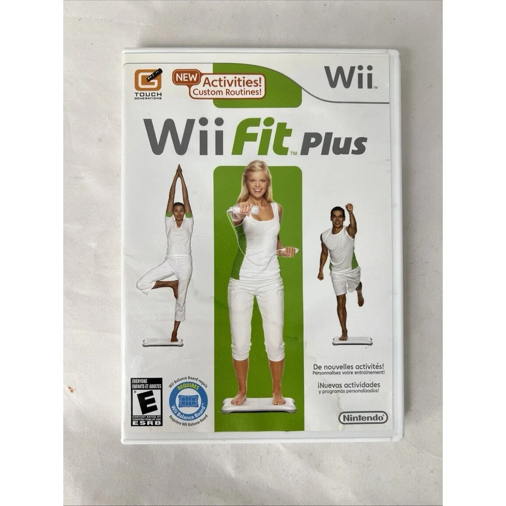Wii Fit Plus Nintendo Wii Complete w/ Manual Tested Cleaned Free Shipping!